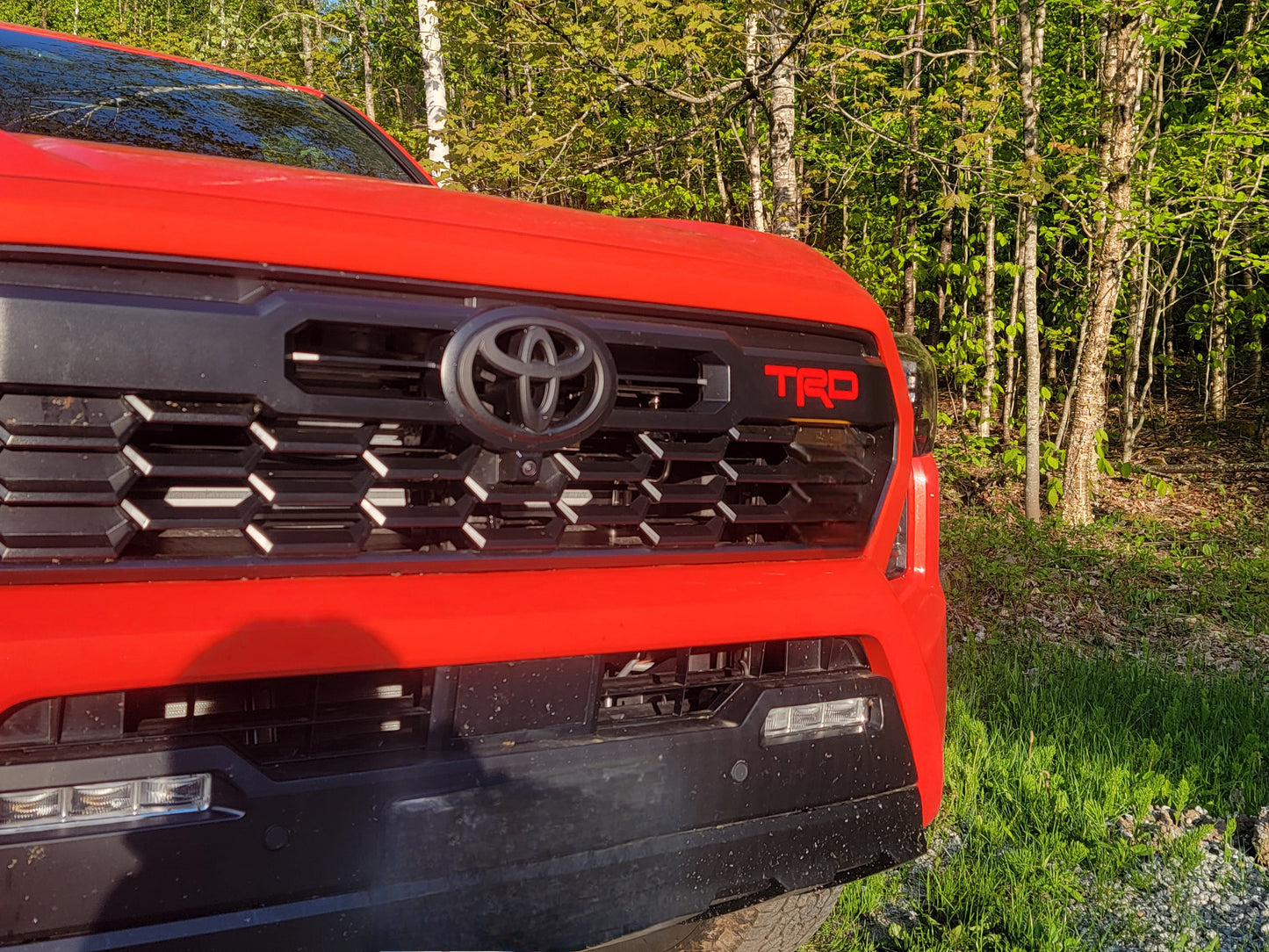 2024 + Toyota Tacoma TRD Grille Decal and Heritage Decal Stripes