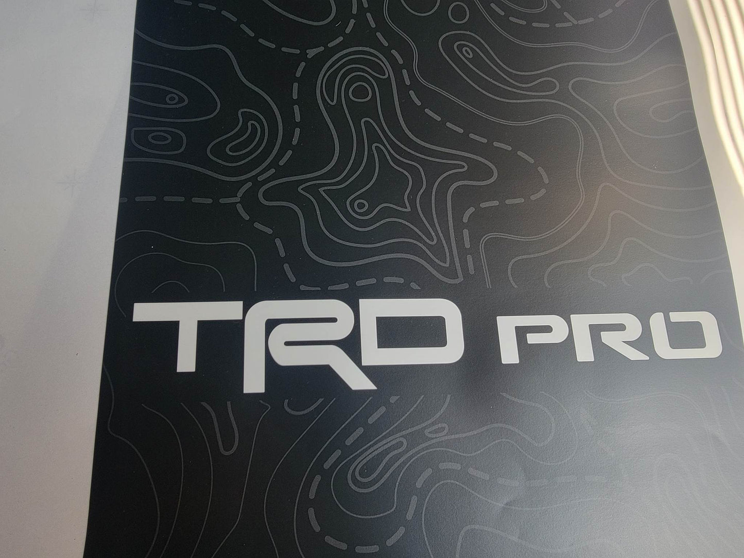 Toyota 4Runner TRD PRO Anti-Glare Topographical Hood Scoop Decal