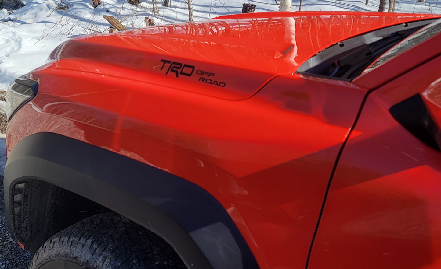 2024+ Tacoma/ 2025+ 4Runner Hood Decal lettering (Pair)