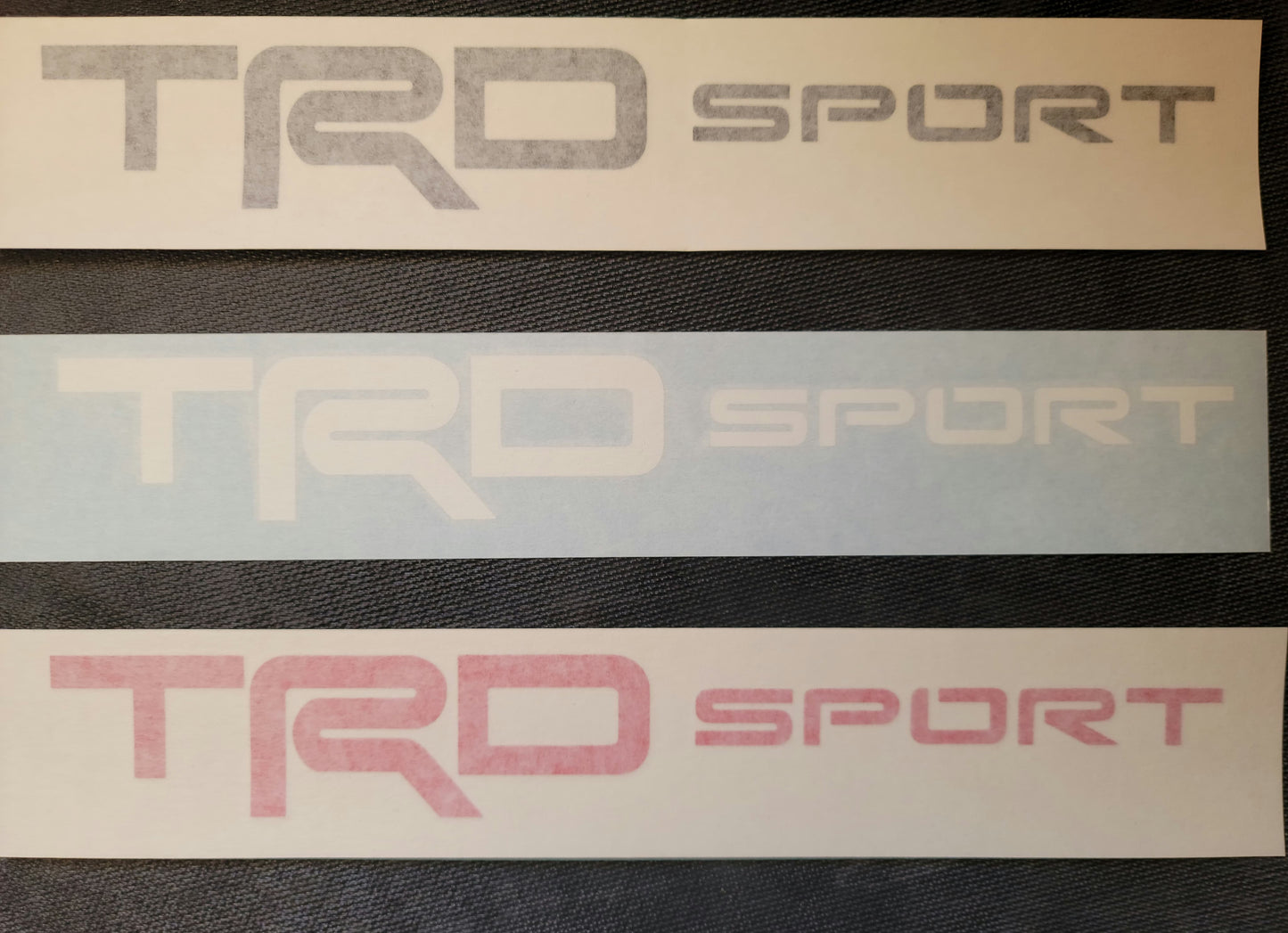 YodaVinyl Decal lettering for 5th Gen 4Runner , Tacoma ( TRD , TRD Off-Road , TRD Pro )