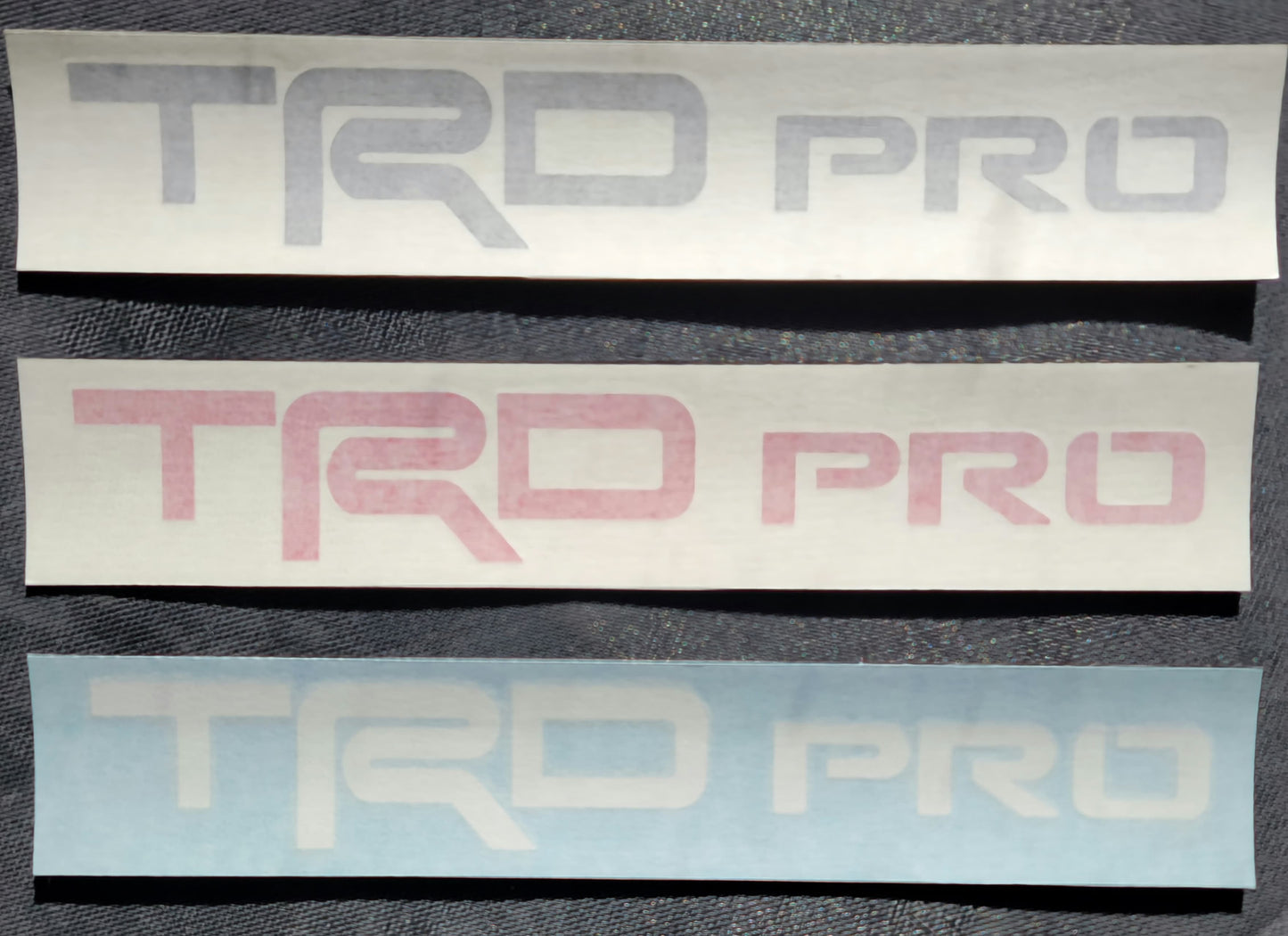YodaVinyl Decal lettering for 5th Gen 4Runner , Tacoma ( TRD , TRD Off-Road , TRD Pro )