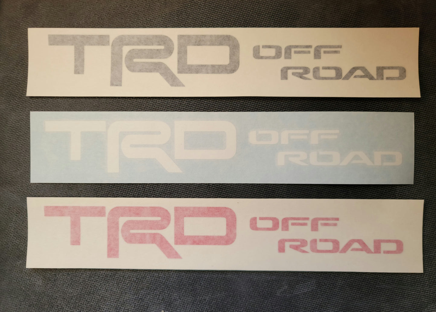 YodaVinyl Decal lettering for 5th Gen 4Runner , Tacoma ( TRD , TRD Off-Road , TRD Pro )