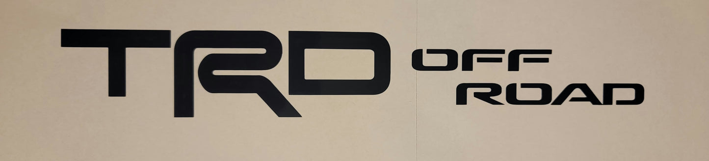 YodaVinyl Decal lettering for 5th Gen 4Runner , Tacoma ( TRD , TRD Off-Road , TRD Pro )