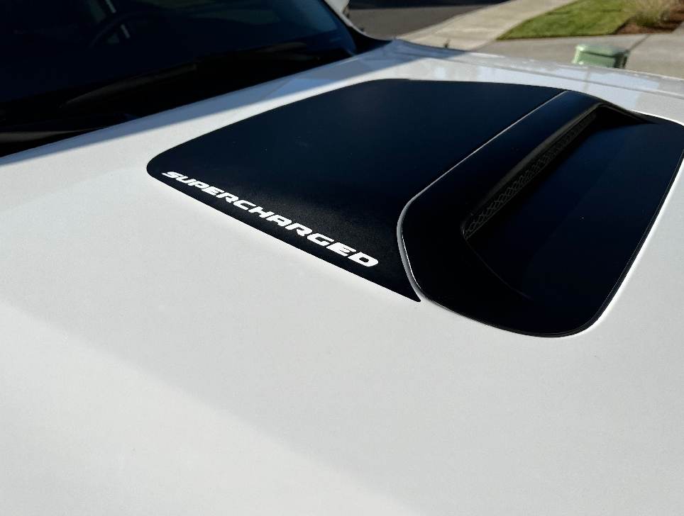 Toyota 4Runner 5th Gen 2010-2024 Hood Scoop Decal with Personalized Custom Lettering