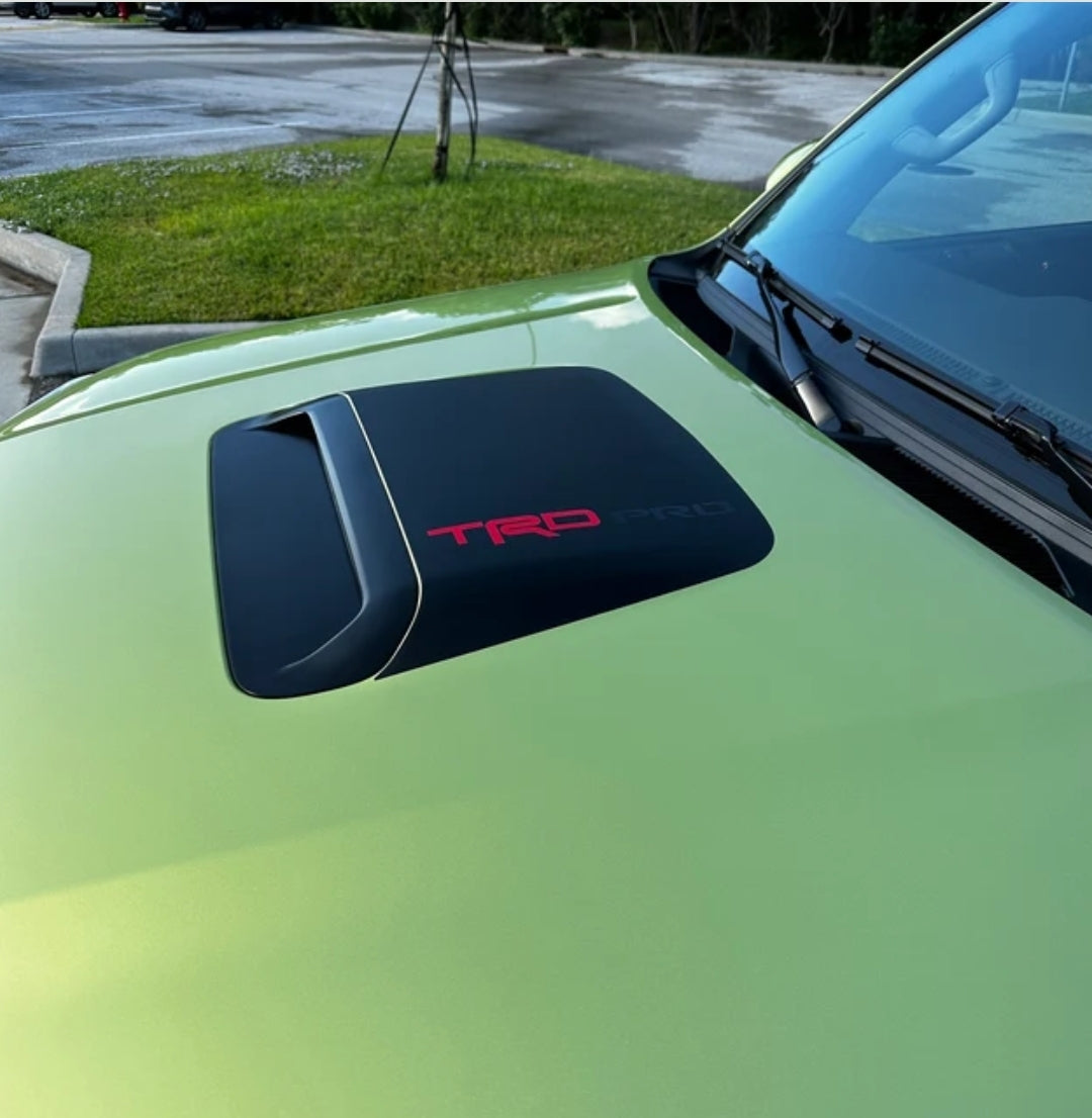 Toyota 4Runner 5th Gen 2010-2024  Anti-Glare Hood Scoop Decal with TRD Pro lettering