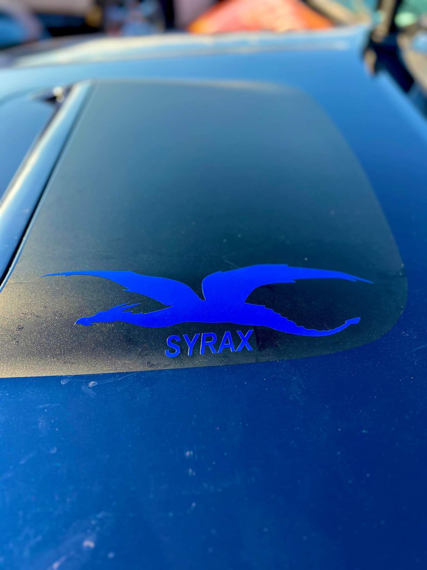Toyota 4Runner 5th Gen 2010-2024 Hood Scoop Decal with Personalized Custom Lettering