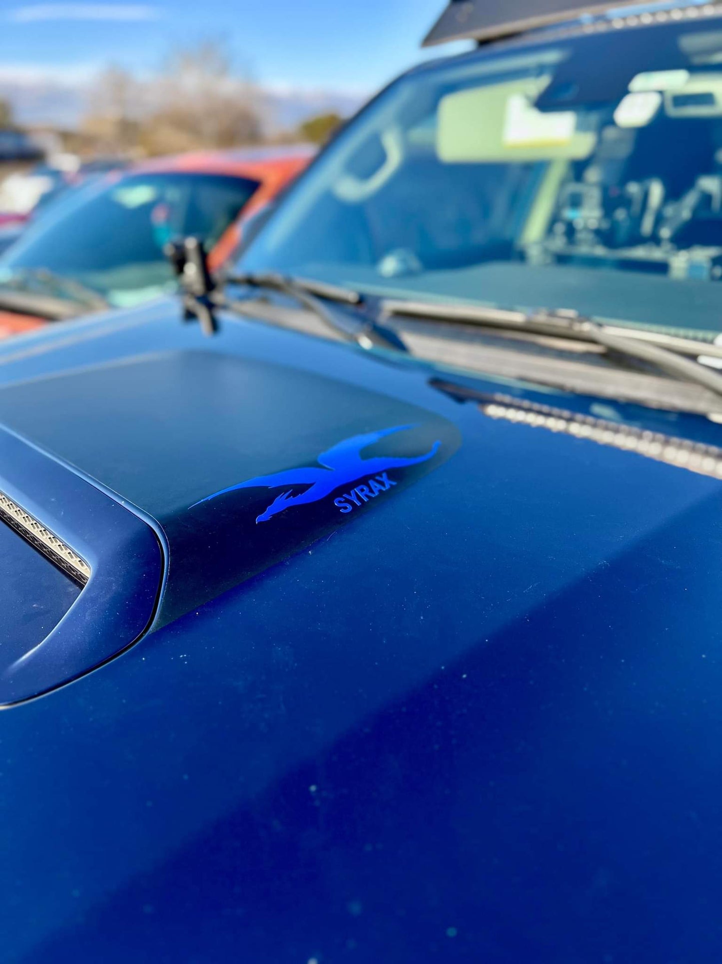 Toyota 4Runner 5th Gen 2010-2024 Hood Scoop Decal with Personalized Custom Lettering