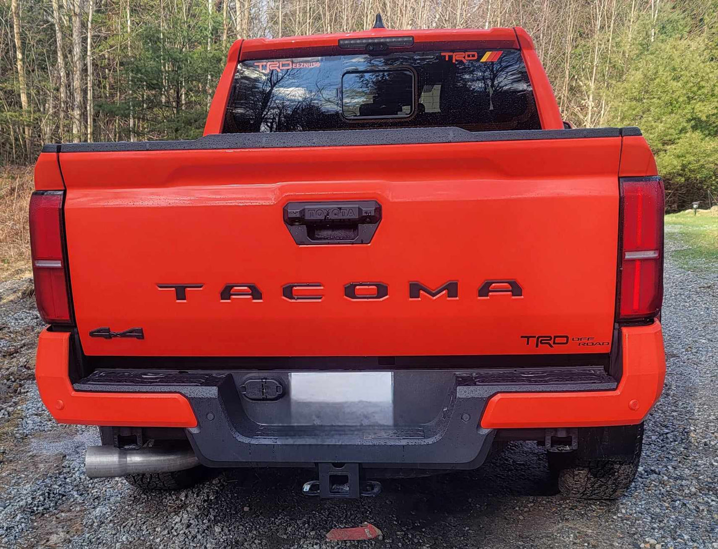 2024+ Toyota Tacoma Lettering Tailgate Premium Cast Vinyl Inserts