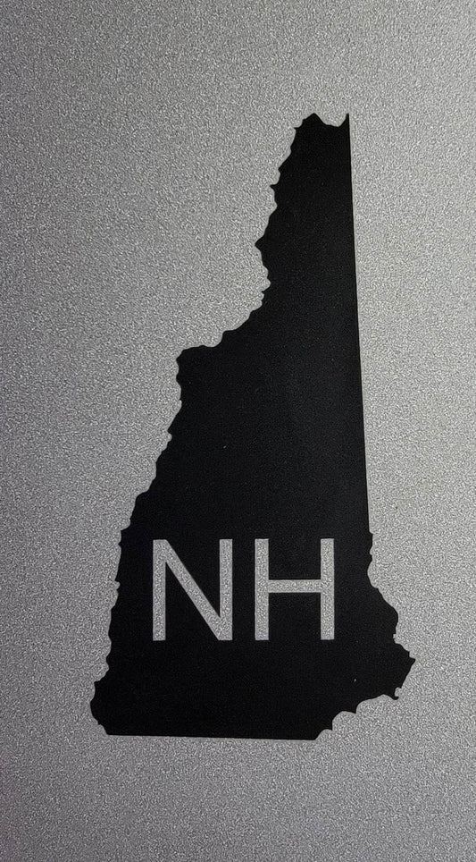 Steecal's State of New Hampshire Vinyl Decal (3.75" x 1.75" in)