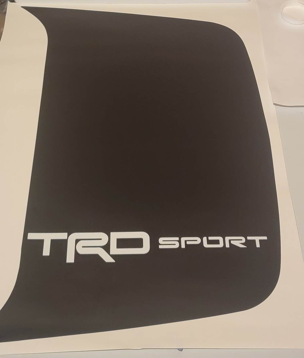 Toyota 4Runner 2010-2023 5th Gen Anti-Glare Hood Scoop Decal with TRD Sport lettering